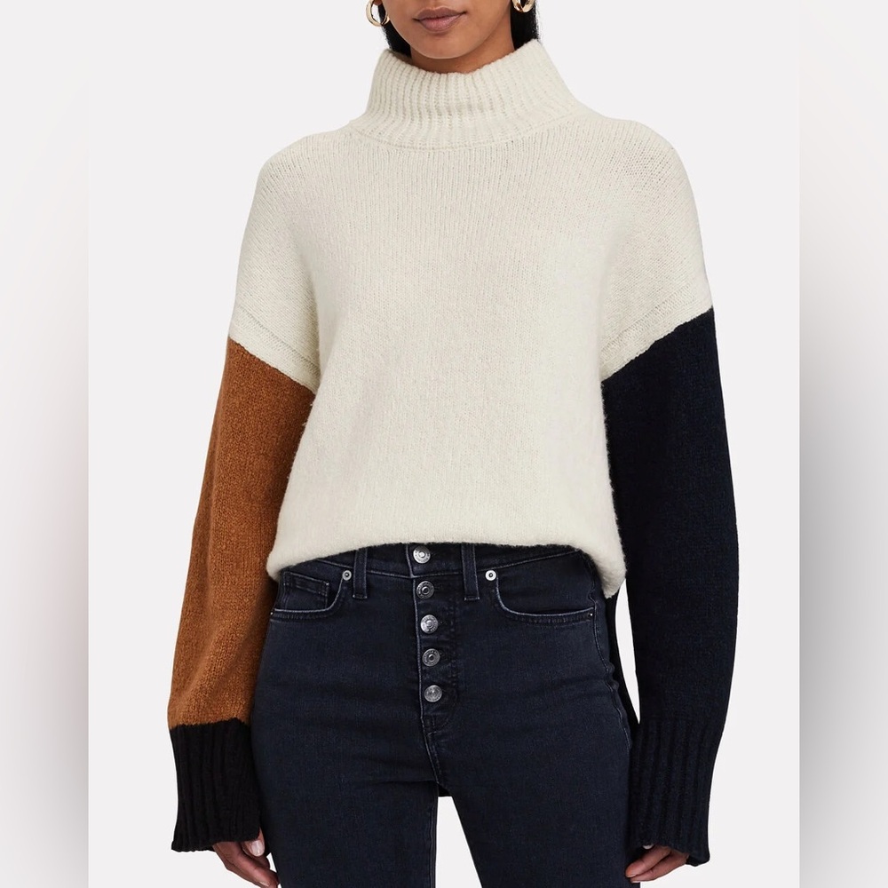 Frame colorblocked sweater